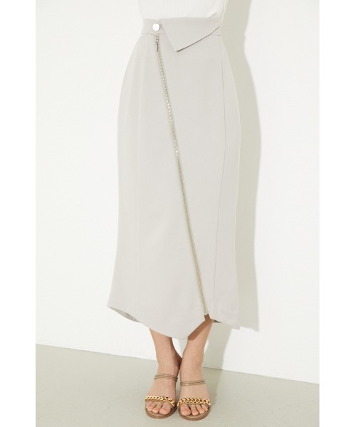 rienda(リエンダ)の「ターンベルトジップスカート(スカート・レディース・ブラック/グリーン/バーガンディー/ライトベージュ・SMALL/MEDIUM)」の8枚目の写真