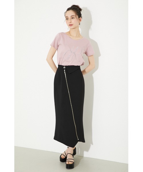 rienda(リエンダ)の「ターンベルトジップスカート(スカート・レディース・ブラック/グリーン/バーガンディー/ライトベージュ・SMALL/MEDIUM)」の17枚目の写真