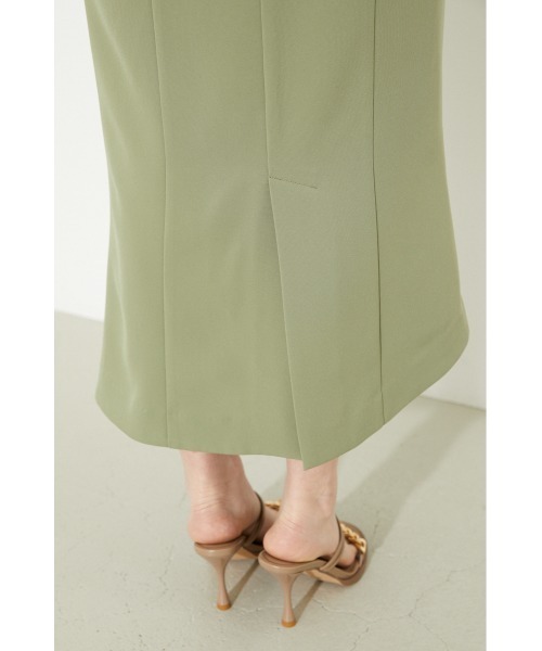 rienda(リエンダ)の「ターンベルトジップスカート(スカート・レディース・ブラック/グリーン/バーガンディー/ライトベージュ・SMALL/MEDIUM)」の7枚目の写真