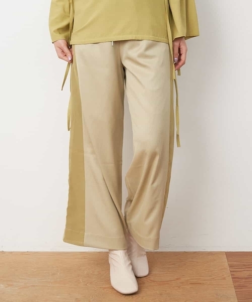 A de a.v.v(アードアー・ヴェ・ヴェ)の「サイドシフォンドッキングパンツ(その他パンツ・レディース・ミント/ブルー/ブラック・36/38)」の11枚目の写真