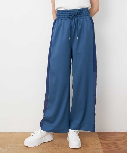 A de a.v.v(アードアー・ヴェ・ヴェ)の「サイドシフォンドッキングパンツ(その他パンツ・レディース・ミント/ブルー/ブラック・36/38)」の22枚目の写真