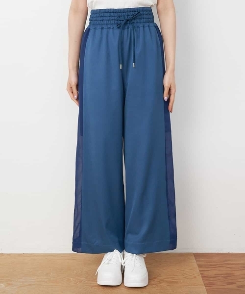 A de a.v.v(アードアー・ヴェ・ヴェ)の「サイドシフォンドッキングパンツ(その他パンツ・レディース・ミント/ブルー/ブラック・36/38)」の15枚目の写真