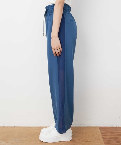 A de a.v.v(アードアー・ヴェ・ヴェ)の「サイドシフォンドッキングパンツ(その他パンツ・レディース・ミント/ブルー/ブラック・36/38)」の6枚目の写真