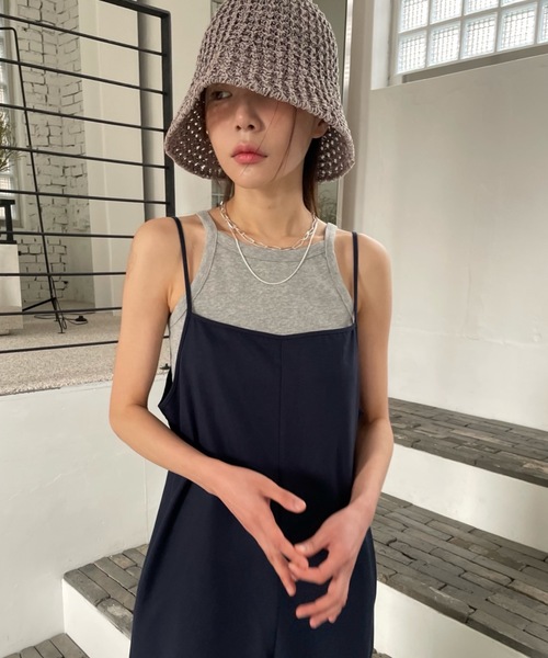 Didot.showroom（ディドット ショールーム）の「鍵編みペーパーバケットハット（ハット・レディース・ブラック/ベージュ/グレー・FREE）」の16枚目の写真