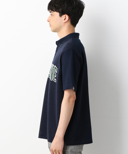 COMME　CA COMMUNE（コムサコミューン）の「ニットコンビ ポロシャツ（ポロシャツ・メンズ・ホワイト/ネイビー/グレー・FREE）」の9枚目の写真