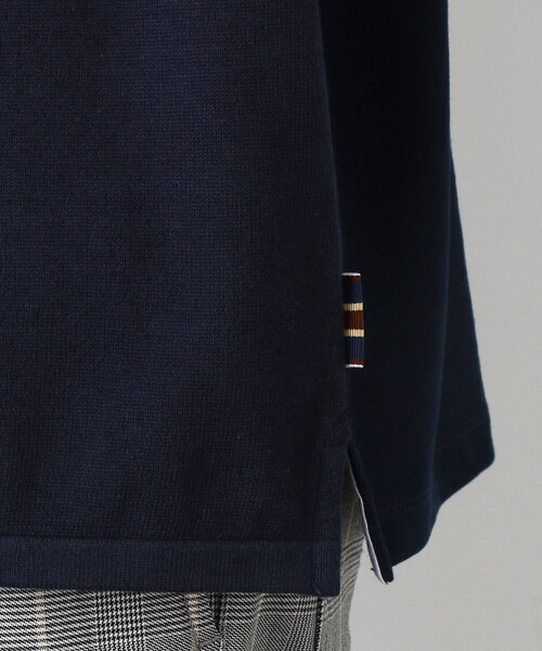 COMME　CA COMMUNE（コムサコミューン）の「ニットコンビ ポロシャツ（ポロシャツ・メンズ・ホワイト/ネイビー/グレー・FREE）」の15枚目の写真