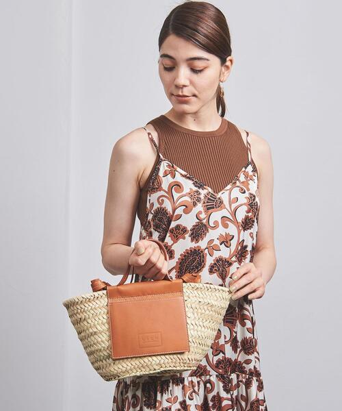 ユナイテッドアローズ　カゴバッグ KECH LeS ESSENTIELS KECH LeS ESSENTIELS＞RIBBON HANDLE BOX BAG/バッグ