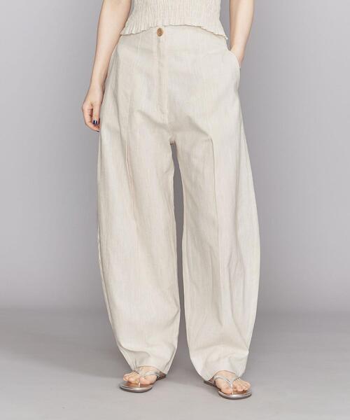 Lepidos（レピドス）の「＜Lepidos＞麻コットン ワンダラーパンツ -ウォッシャブル-（その他パンツ・レディース・ピンク/モカ/ナチュラル・S/M）」の3枚目の写真