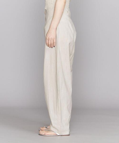 Lepidos（レピドス）の「＜Lepidos＞麻コットン ワンダラーパンツ -ウォッシャブル-（その他パンツ・レディース・ピンク/モカ/ナチュラル・S/M）」の4枚目の写真
