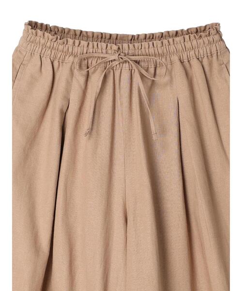 Green Parks(グリーンパークス)の「ベルギーリネン混 ガウチョパンツ(その他パンツ・レディース・ベージュ/ダークグレー/ミント・FREE)」の14枚目の写真