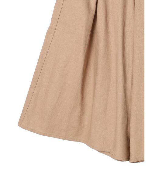 Green Parks(グリーンパークス)の「ベルギーリネン混 ガウチョパンツ(その他パンツ・レディース・ベージュ/ダークグレー/ミント・FREE)」の16枚目の写真