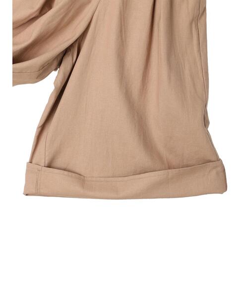 Green Parks(グリーンパークス)の「ベルギーリネン混 ガウチョパンツ(その他パンツ・レディース・ベージュ/ダークグレー/ミント・FREE)」の19枚目の写真