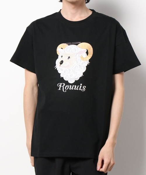 L.H.P（エルエイチピー）の「ROUUIS/ルイス/RUUIS SS TEE（Tシャツ/カットソー・メンズ・ブラック/オフホワイト・MEDIUM/LARGE/X-LARGE）」の6枚目の写真