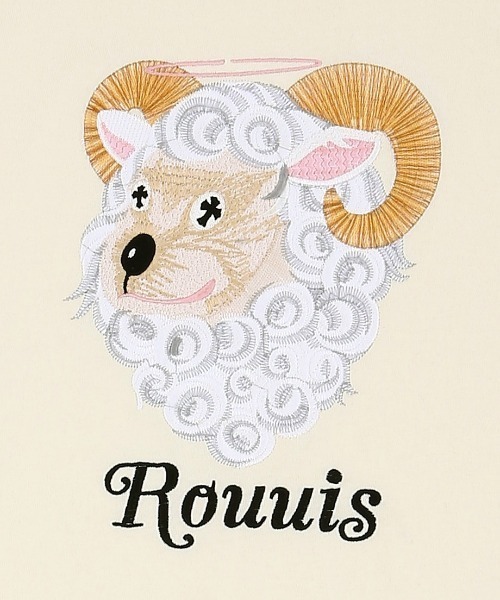 L.H.P（エルエイチピー）の「ROUUIS/ルイス/RUUIS SS TEE（Tシャツ/カットソー・メンズ・ブラック/オフホワイト・MEDIUM/LARGE/X-LARGE）」の3枚目の写真