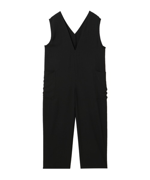 Settimissimo（セッティミッシモ）の「深Vネックオールインワン（つなぎ/オールインワン・レディース・ブラック/グレイッシュベージュ・M）」の6枚目の写真