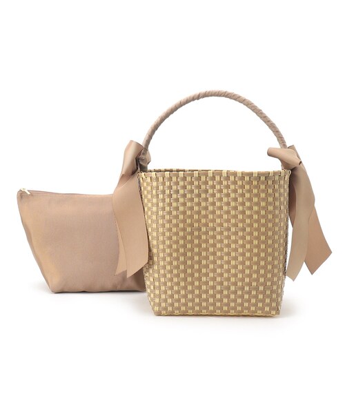 couture brooch(クチュールブローチ)の「◆メルカドバケットバッグ(ハンドバッグ・レディース・ベージュ/ブラック系・00)」の15枚目の写真