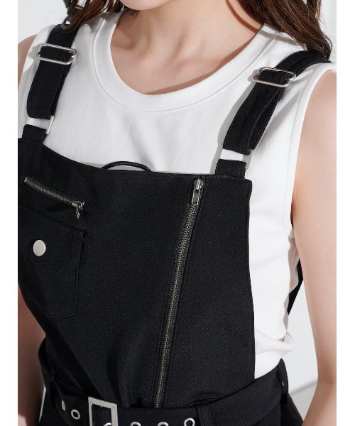 Darich シャツコンビサロペット Darich（ダーリッチ）の「シャツコンビサロペット（サロペット