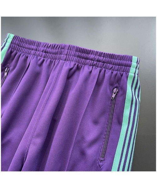 .KOM（ドットコム）の「A'GEM/9 × .kom『ARULE/アルール』ワイドシルエット サイドライン ポケット パンツ（その他パンツ・メンズ・アイボリー/ブラック×ホワイト/ブラック×ゴールド/グリーン/パープル・L/M）」の11枚目の写真