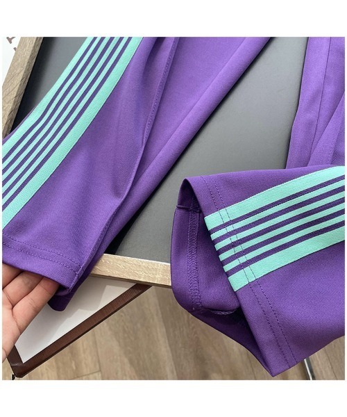 .KOM（ドットコム）の「A'GEM/9 × .kom『ARULE/アルール』ワイドシルエット サイドライン ポケット パンツ（その他パンツ・メンズ・アイボリー/ブラック×ホワイト/ブラック×ゴールド/グリーン/パープル・L/M）」の10枚目の写真