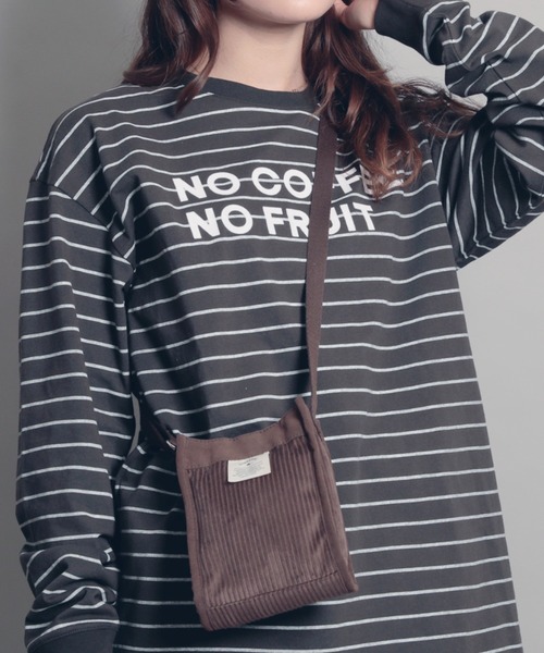 CONVERSE（コンバース）の「【CONVERSE/コンバース】CORDUROY MINI SHOULDER BAG　コーデュロイミニショルダーバッグ（ショルダーバッグ・レディース・ブラック/オフホワイト/ライトブラウン・FREE）」の14枚目の写真