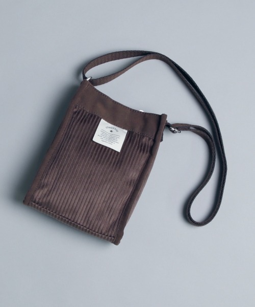 CONVERSE（コンバース）の「【CONVERSE/コンバース】CORDUROY MINI SHOULDER BAG　コーデュロイミニショルダーバッグ（ショルダーバッグ・レディース・ブラック/オフホワイト/ライトブラウン・FREE）」の20枚目の写真