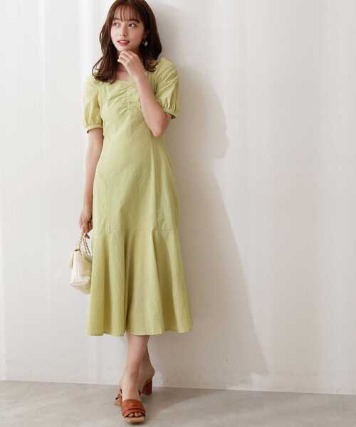 EDIT COLOGNE（エディットコロン）の「《EDIT COLOGNE》ストライプマーメイドワンピース（ワンピース・レディース・ネイビー/ブルー/ライトグリーン・SMALL/MEDIUM）」の22枚目の写真