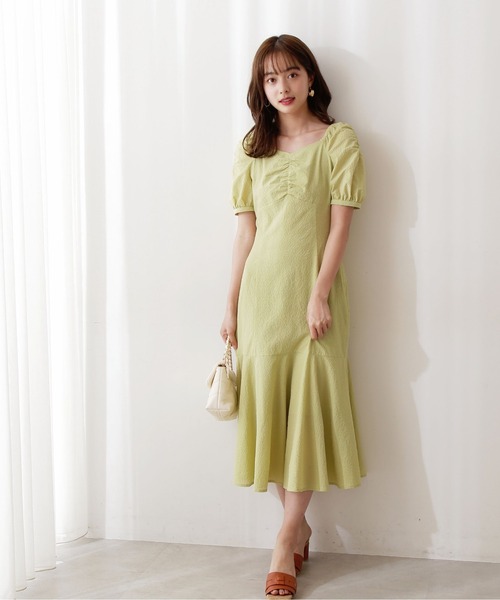 EDIT COLOGNE（エディットコロン）の「《EDIT COLOGNE》ストライプマーメイドワンピース（ワンピース・レディース・ネイビー/ブルー/ライトグリーン・SMALL/MEDIUM）」の8枚目の写真