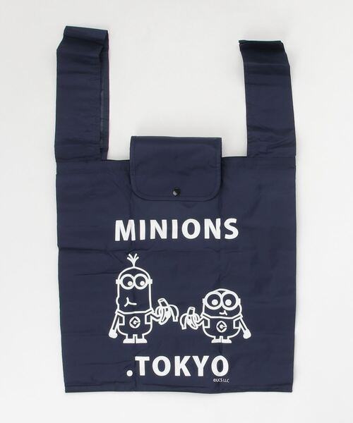 MINIONS(ミニオンズ)の「MINION ECO TOTE BAG (L)(エコバッグ/サブバッグ・レディース・ネイビー/イエロー・FREE)」の2枚目の写真