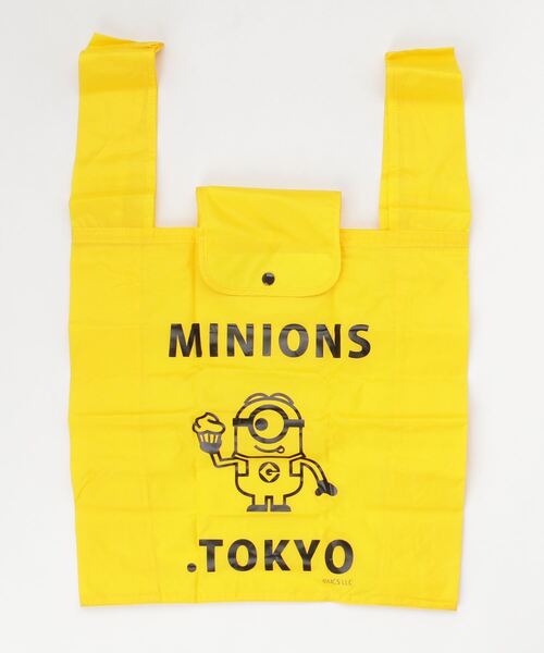 MINIONS(ミニオンズ)の「MINION ECO TOTE BAG (L)(エコバッグ/サブバッグ・レディース・ネイビー/イエロー・FREE)」の1枚目の写真