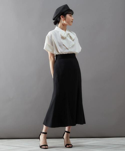 Tiara(ティアラ)の「2WAYリボンブラウス(シャツ/ブラウス・レディース・グリーン/ホワイト/ブラック・FREE)」の16枚目の写真