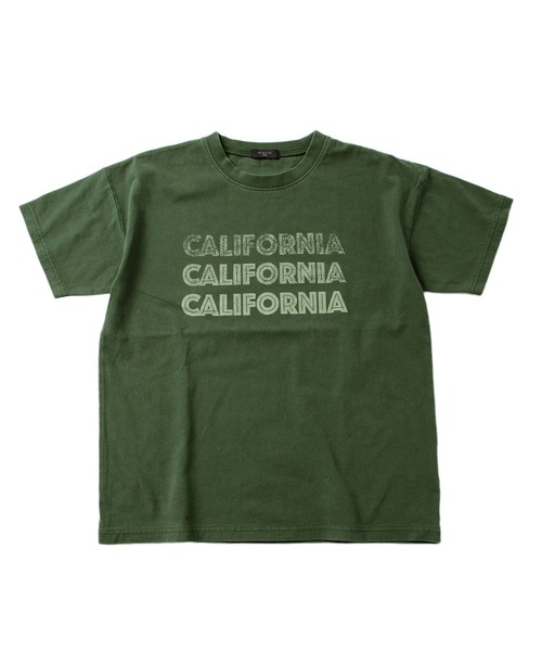 GLAZOS（グラソス）の「天竺・ドロップショルダーピグメント加工半袖Tシャツ（Tシャツ/カットソー・キッズ・オフホワイト/グリーン/チャコールグレー/ライトブルー・150cm/170cm/160cm/140cm/130cm）」の16枚目の写真