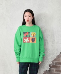 Common Noun（コモン ナウン）の「Common Noun/Flower Kana Akiyama 裏起毛クルースウェット（スウェット・メンズ）」