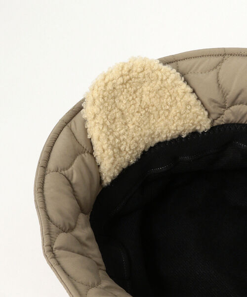 Ray BEAMS（レイビームス）の「Ray BEAMS / キルト イヤーフラップ ハット（ハット・レディース・ベージュ/ブラック・ONE SIZE）」の15枚目の写真