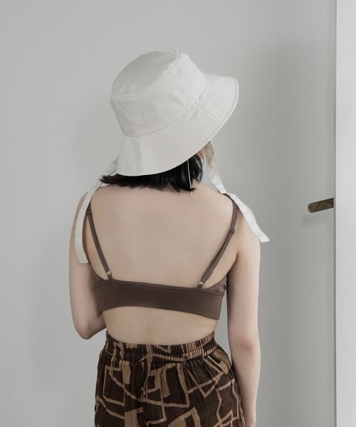 lawgy（ラウジー）の「buckle design hat（ハット・レディース・ブラック/ベージュ/アイボリー・FREE）」の13枚目の写真