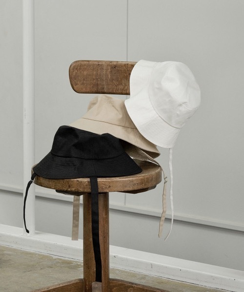 lawgy（ラウジー）の「buckle design hat（ハット・レディース・ブラック/ベージュ/アイボリー・FREE）」の10枚目の写真