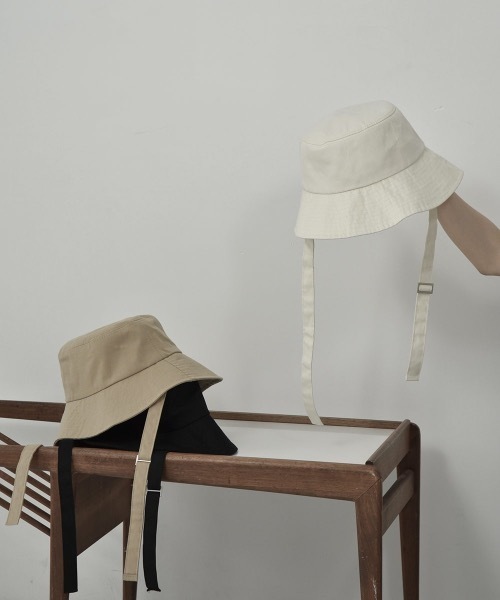 lawgy（ラウジー）の「buckle design hat（ハット・レディース・ブラック/ベージュ/アイボリー・FREE）」の14枚目の写真