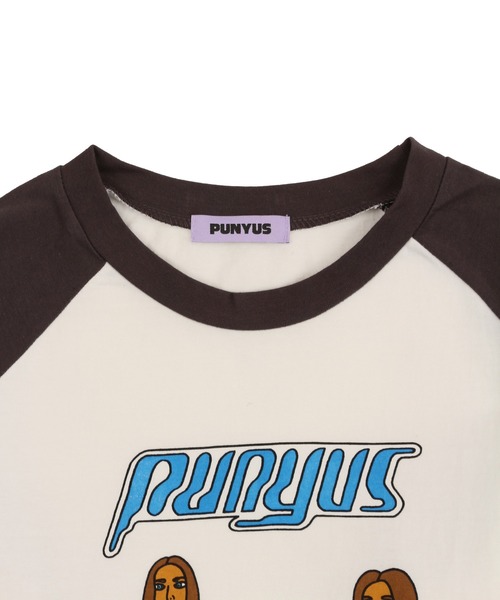 PUNYUS（プニュズ）の「90sアイコンラグランＴシャツ（Tシャツ/カットソー・レディース・ホワイト/グリーン/スミクロ・2/3/1/4）」の20枚目の写真