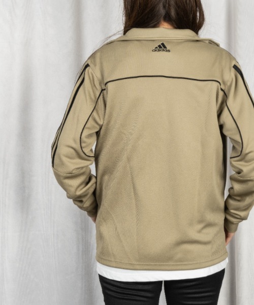 adidas ベージュ 3本ライン ジャケット M adidas（アディダス）の「adidas combat sports / 3本ライン入り