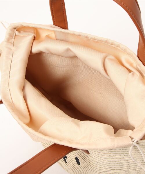 petit main(プティマイン)の「【miffy】カゴバッグ(かごバッグ・キッズ・モカ/ベージュ・FREE)」の3枚目の写真