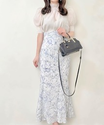 tocco closet | フラワー刺繍×フラワープリントマーメイドスカート(スカート)