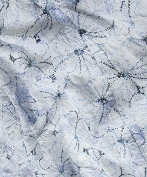 tocco closet（トッコ　クローゼット）の「フラワー刺繍×フラワープリントマーメイドスカート（スカート・レディース・ピンク/ブルー・M）」の19枚目の写真