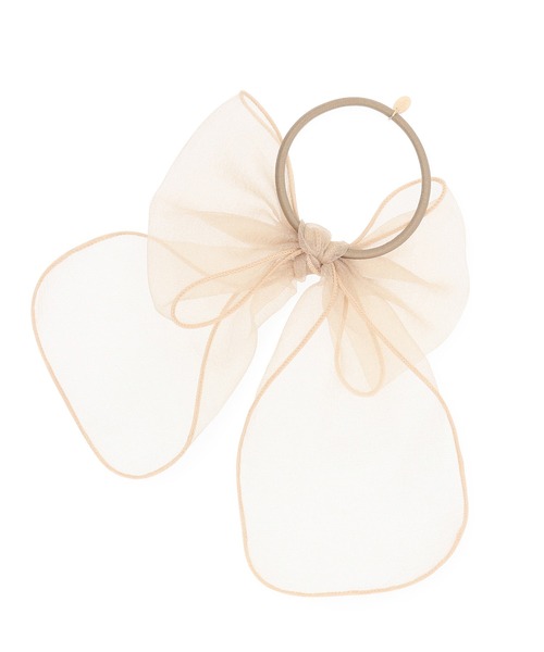 ROPE' PICNIC（ロペピクニック）の「オーガンジーリボンポニー（ヘアゴム・レディース・キナリ/グレー/ピンク系その他2・FREE）」の4枚目の写真