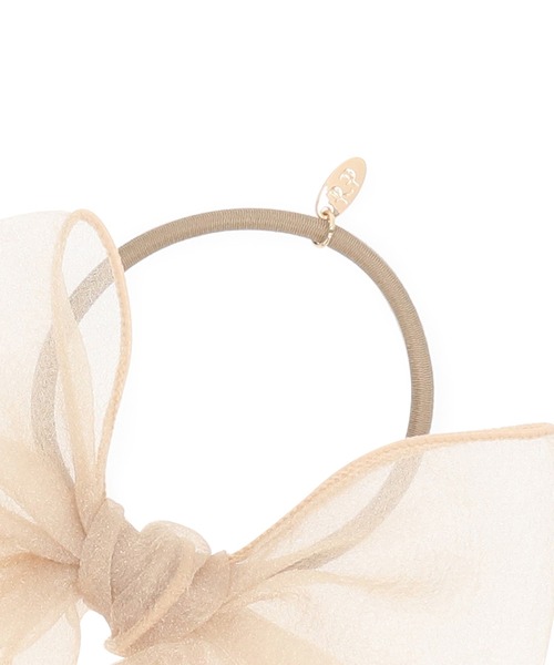 ROPE' PICNIC（ロペピクニック）の「オーガンジーリボンポニー（ヘアゴム・レディース・キナリ/グレー/ピンク系その他2・FREE）」の5枚目の写真
