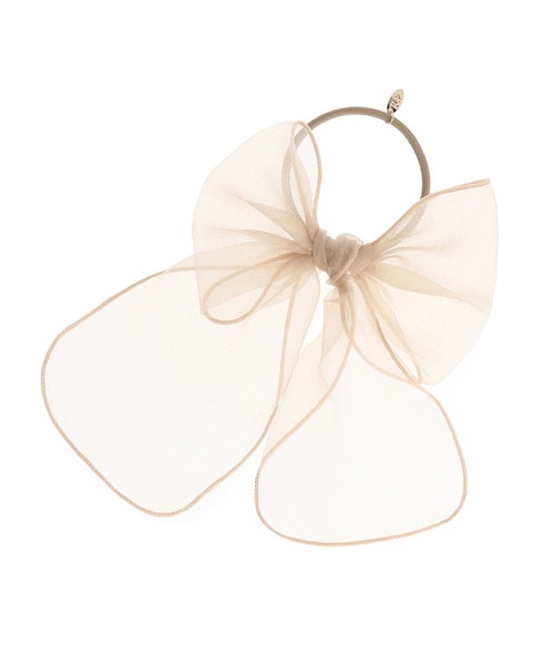 ROPE' PICNIC（ロペピクニック）の「オーガンジーリボンポニー（ヘアゴム・レディース・キナリ/グレー/ピンク系その他2・FREE）」の6枚目の写真