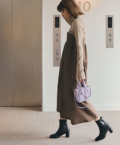 ふくれジャガードキャミソールワンピース