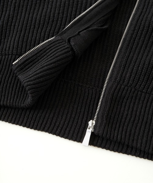 ENDER PRODUCTS（エンダープロダクツ）の「ビックシルエット 畦編みドライバーズニット【ENDER PRODUCTS/エンダープロダクツ】（ニット/セーター・メンズ・ブラック/オフホワイト/イエロー/オレンジ/グリーン・M/L）」の7枚目の写真