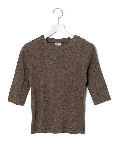 MILLER(ミラー)の「【Miller for ADAM ET ROPE'】別注 5S/S TEE(Tシャツ/カットソー・レディース・ダークグリーン/キャメル・FREE)」の18枚目の写真