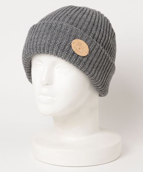 IL BISONTE（イルビゾンテ）の「IL BISONTE / ニットキャップ（ニットキャップ/ビーニー・レディース・ブルー/グレー/ベージュ/グリーン/ブラック・FREE）」の3枚目の写真