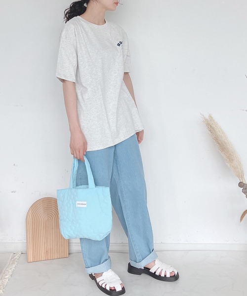 AS KNOW AS plus（アズノゥアズプラス）の「●ベルト付ゆるるカーブパンツ（デニムパンツ・レディース・キナリ/ブラック/ブラウン/グリーン/サックスブルー/レッド・FREE）」の21枚目の写真