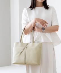HALEINE（アレンヌ）の「[HALEINE]牛革レザートートバッグ（トートバッグ）」